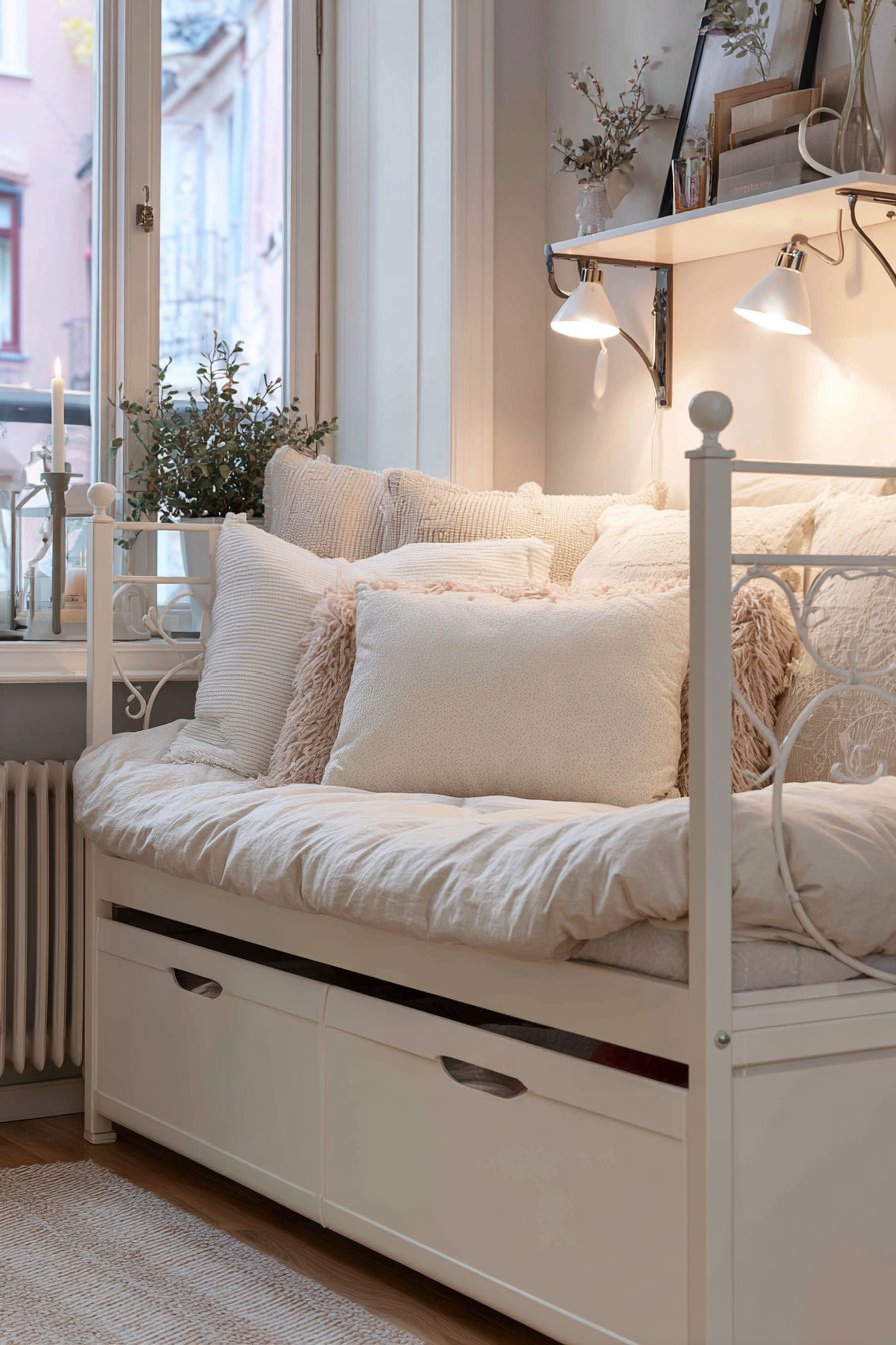 Small Space Solutions with Metal Frame Elegance