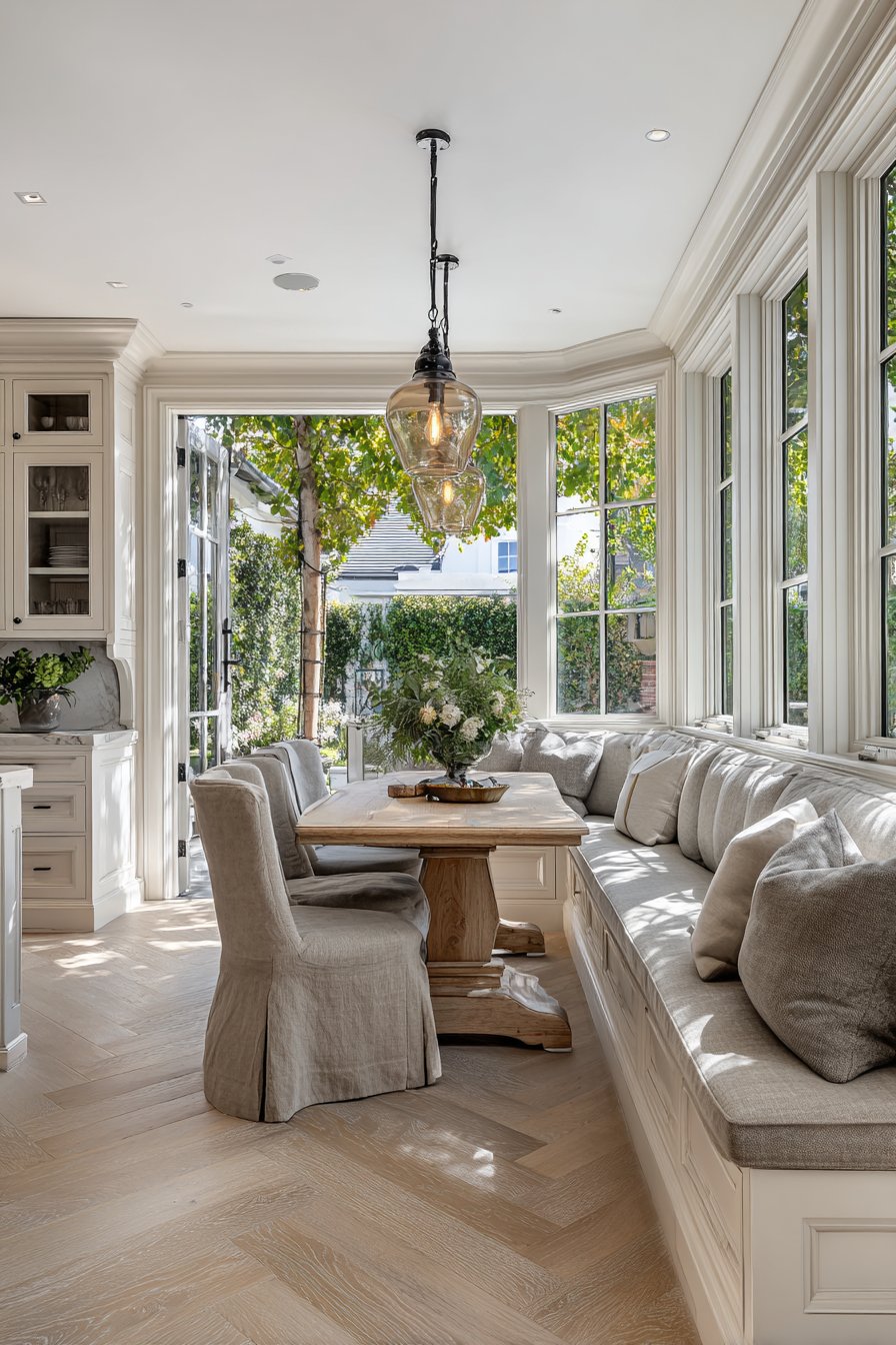 Space-Saving Grey Performance Fabric Corner