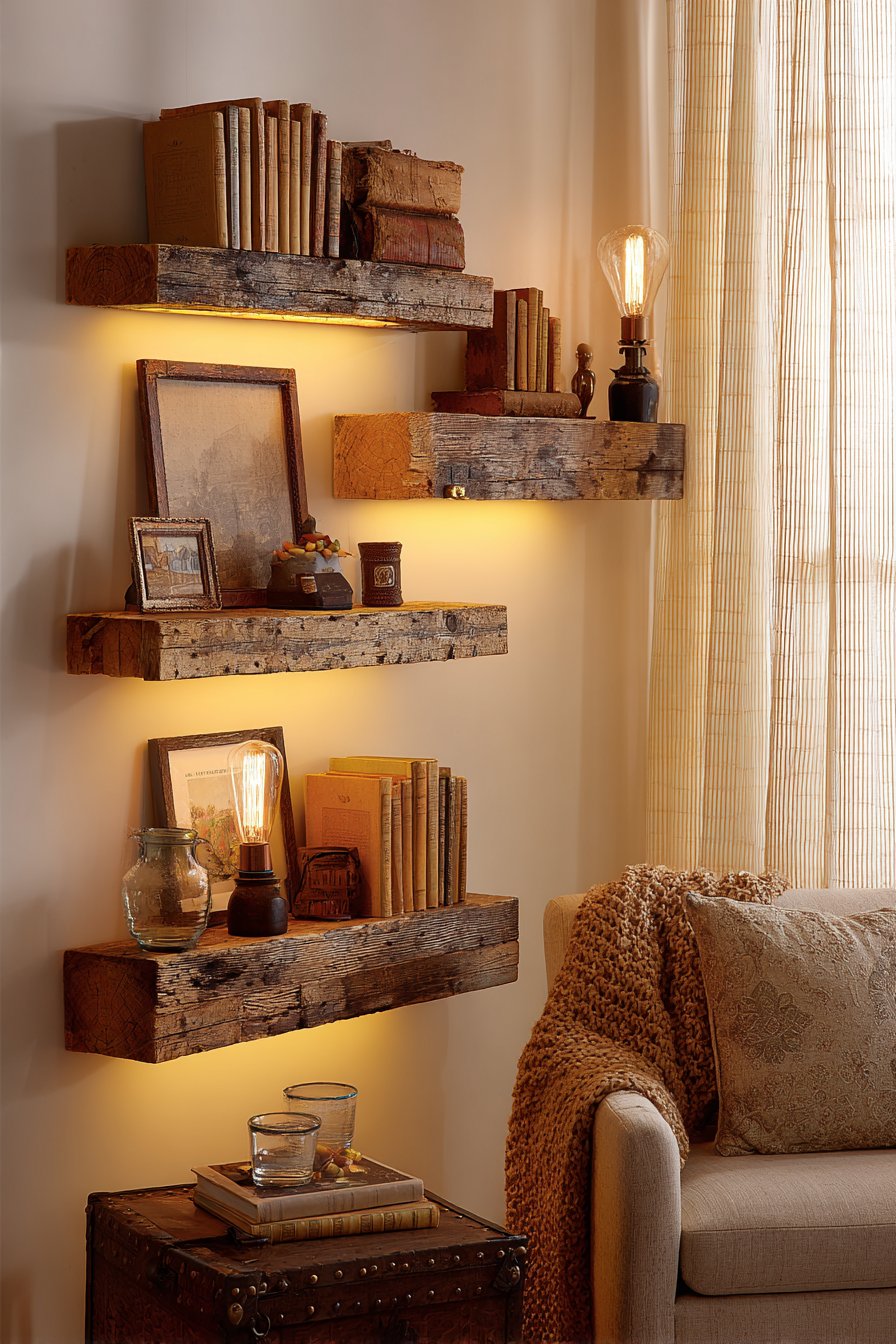 Rustic Reclaimed Wood Character