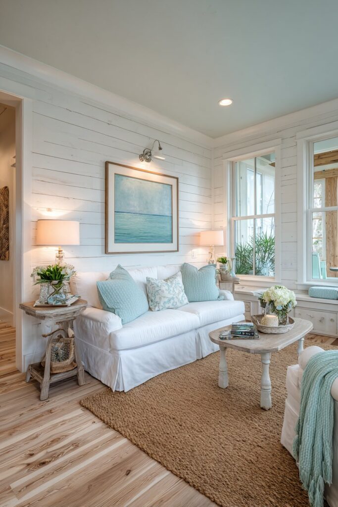 Coastal Blue and Sandy Neutral Serenity