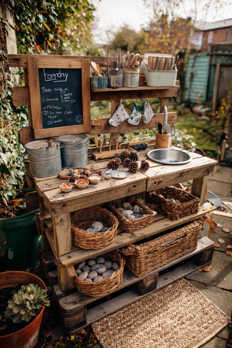 Creative Upcycled Pallet Construction