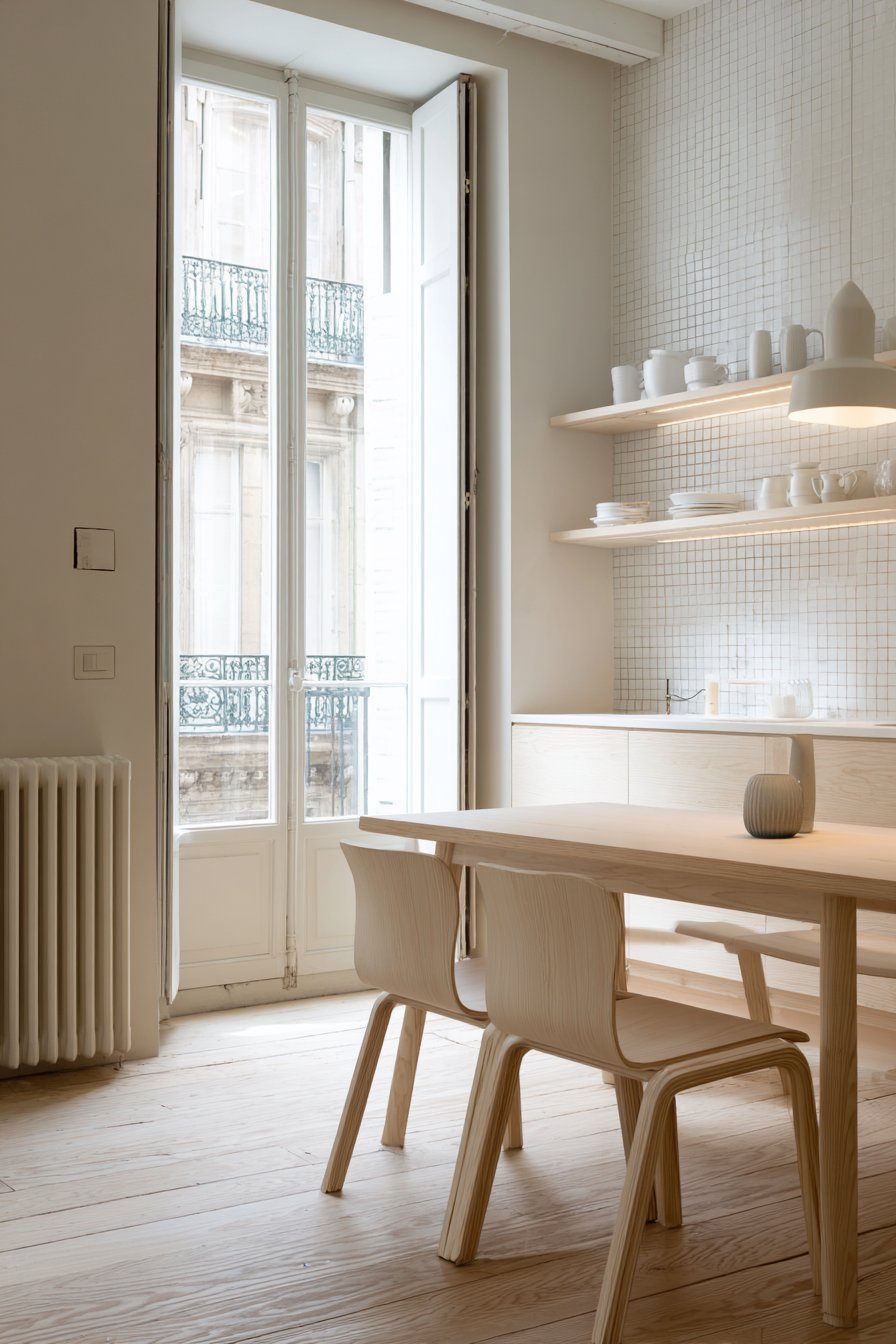 Scandinavian Light Birch Kitchen