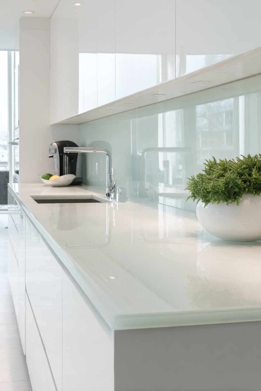 Contemporary Minimalism with High-Gloss Surfaces