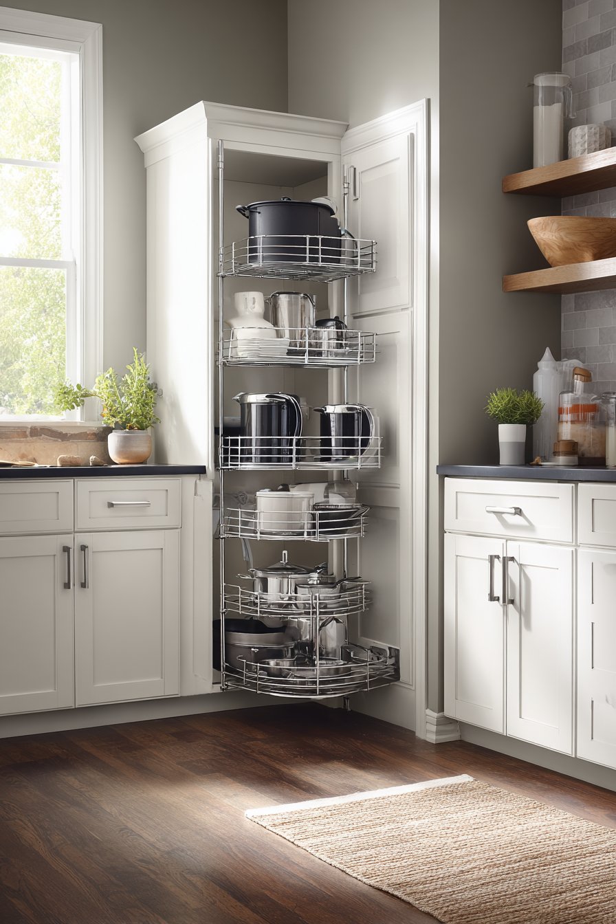 Corner Cabinet Lazy Susan Revolution