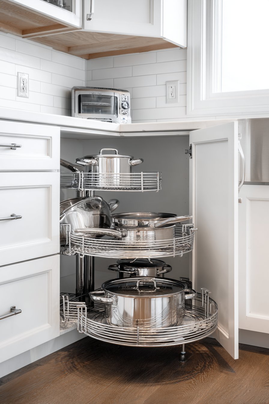 Corner Cabinet Lazy Susan Revolution