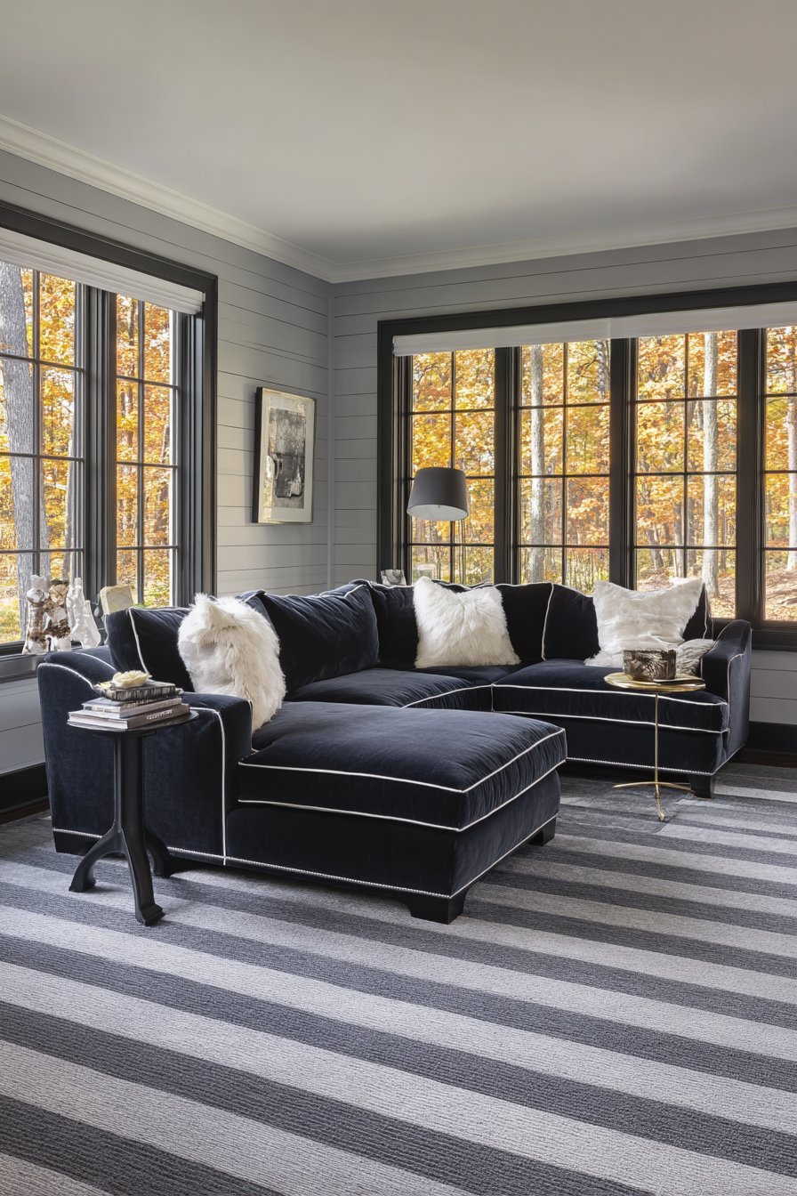 Cozy Textures with Shiplap Accent Charm