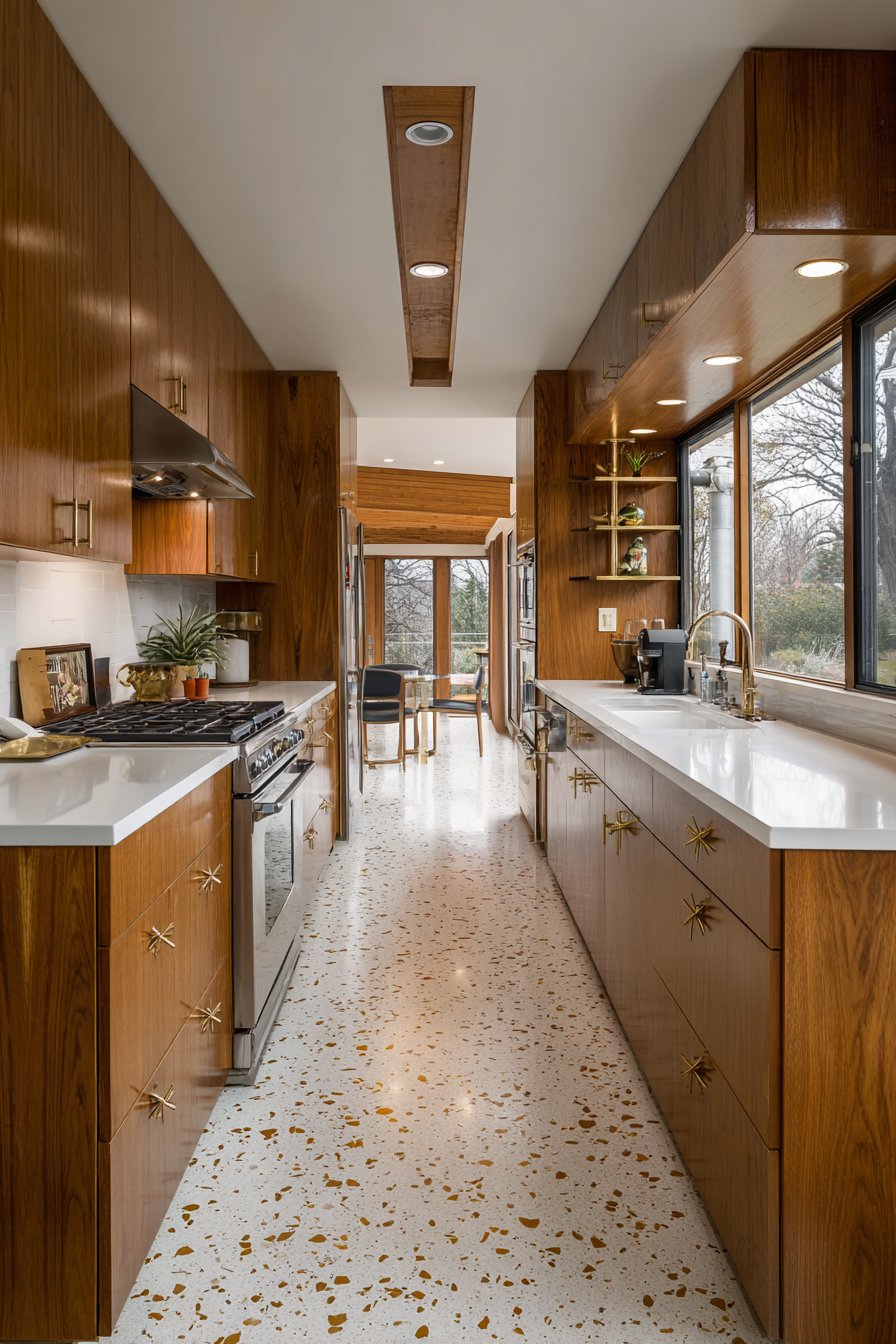 Sophisticated Galley with Seamless Integration