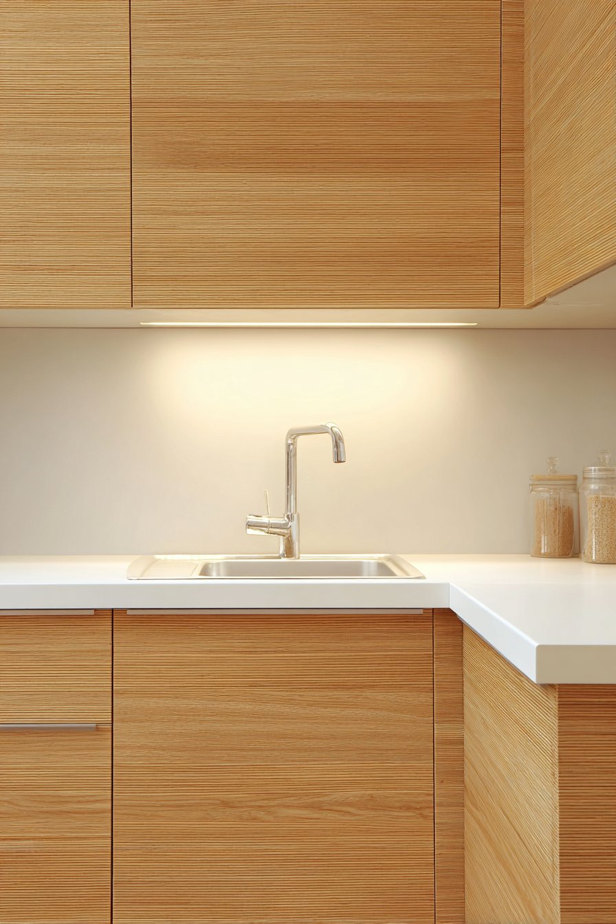 Scandinavian Minimalism with Natural Wood Accents