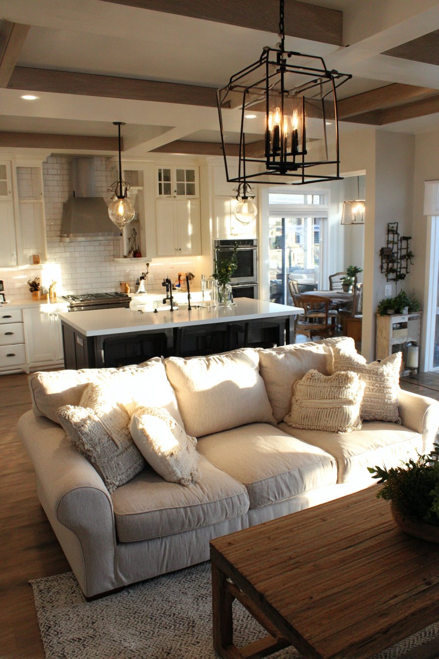 Modern Farmhouse Warmth and Comfort