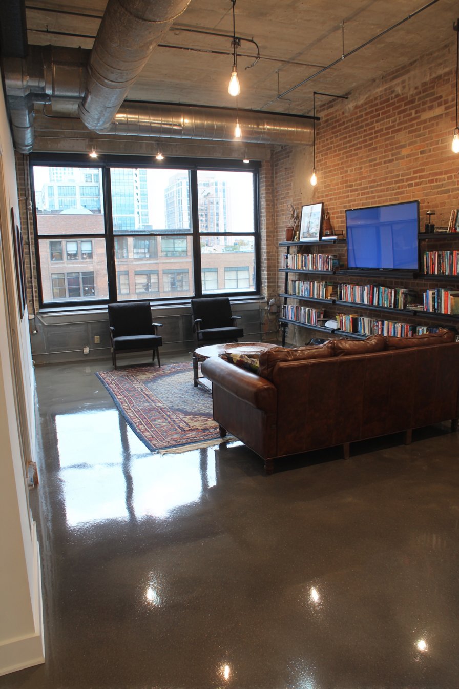 Industrial Loft Character with Raw Materials