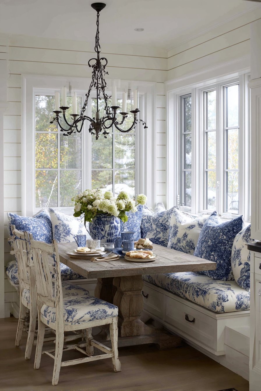 Periwinkle Breakfast Nook Haven