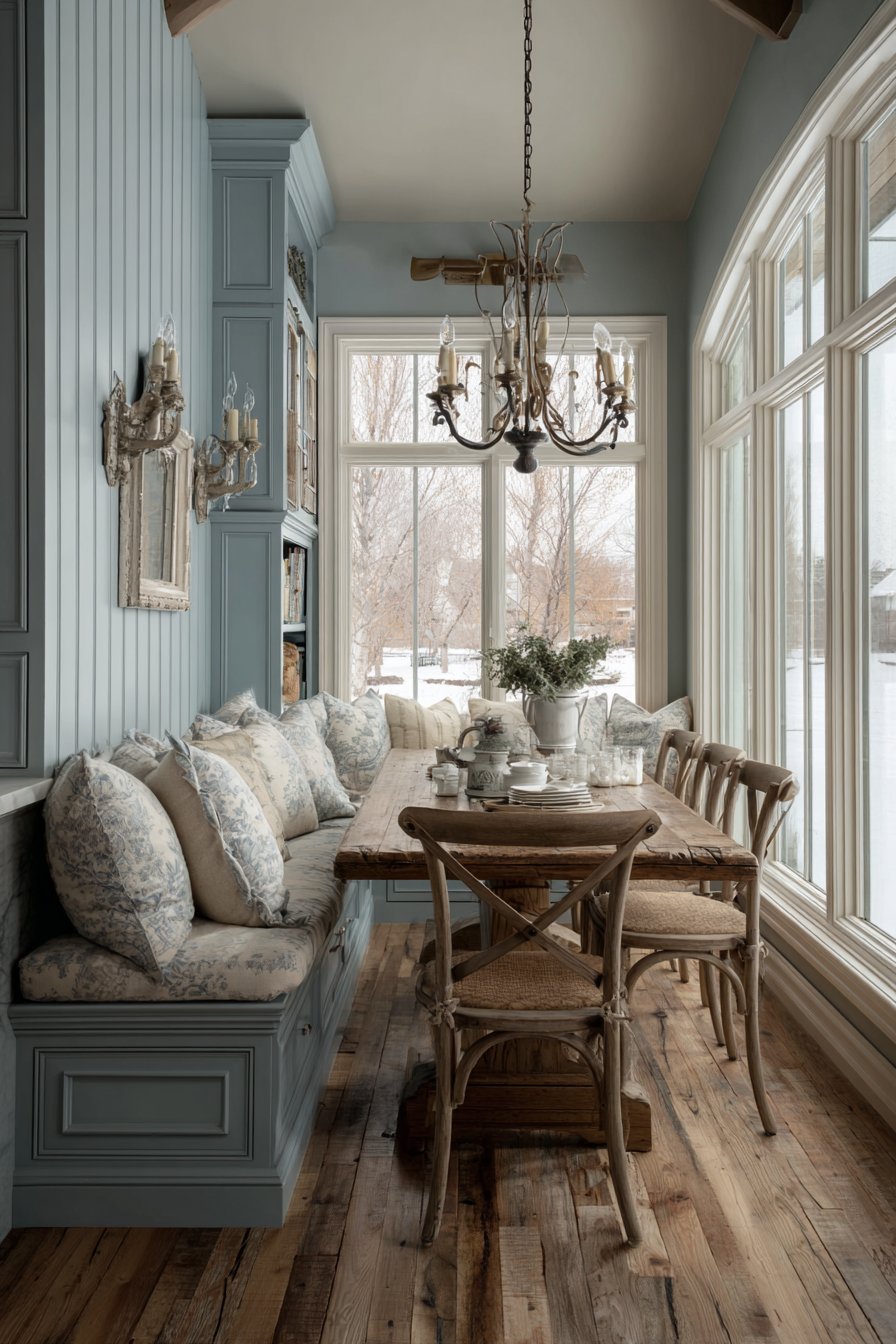 Periwinkle Breakfast Nook Haven