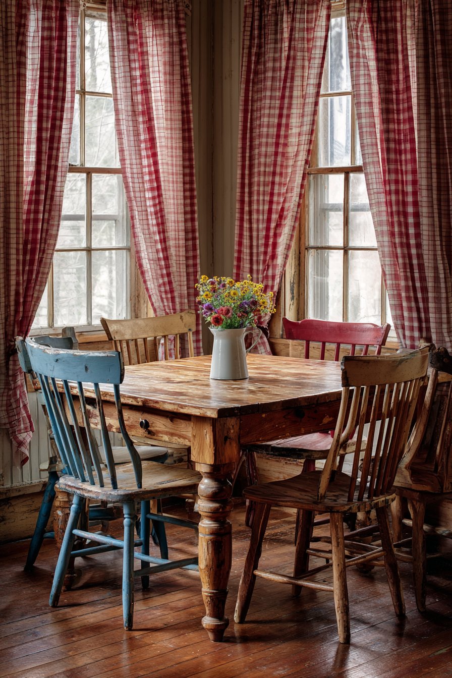 Cozy Breakfast Nook with Vintage Character