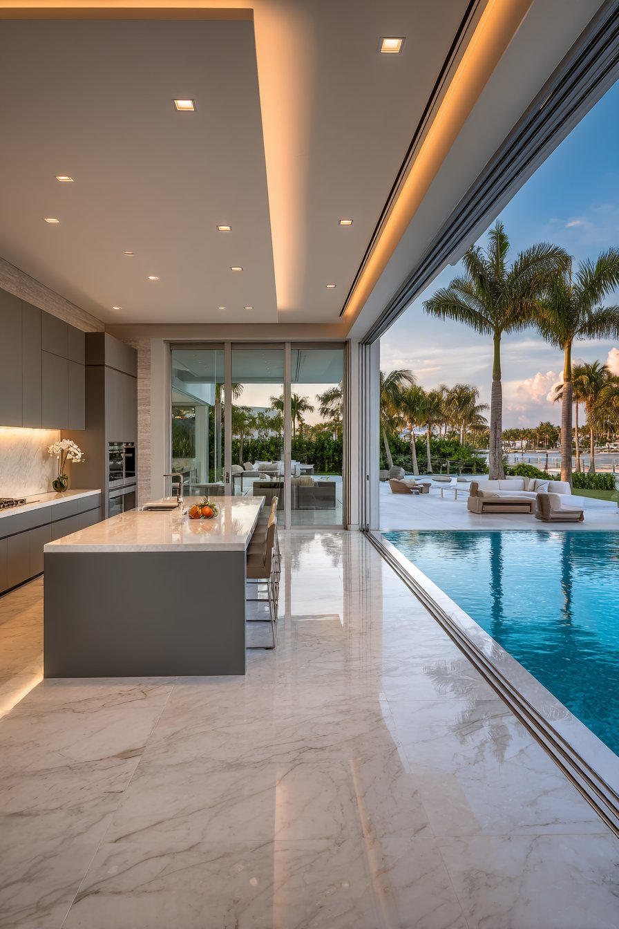 Indoor-Outdoor Integration with Minimalist Design