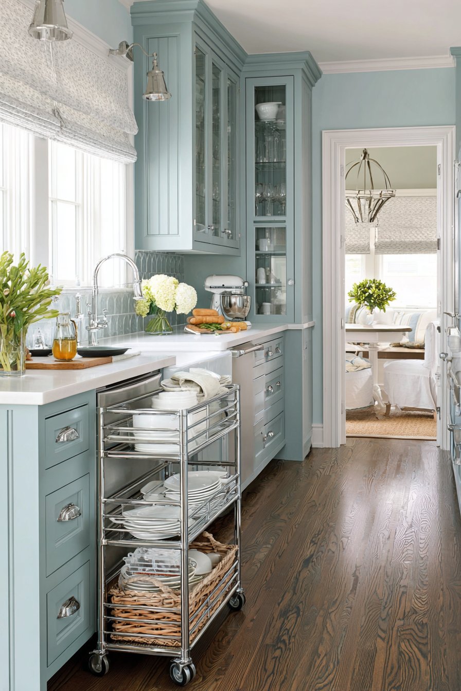 Space-Maximizing Light Teal Efficiency