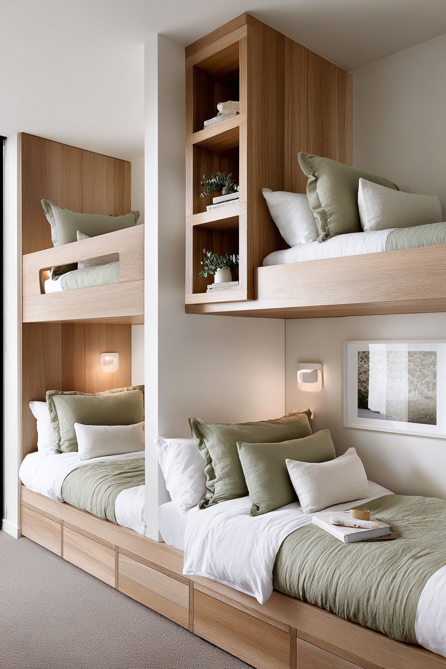 Scandinavian-Inspired Shared Children's Space