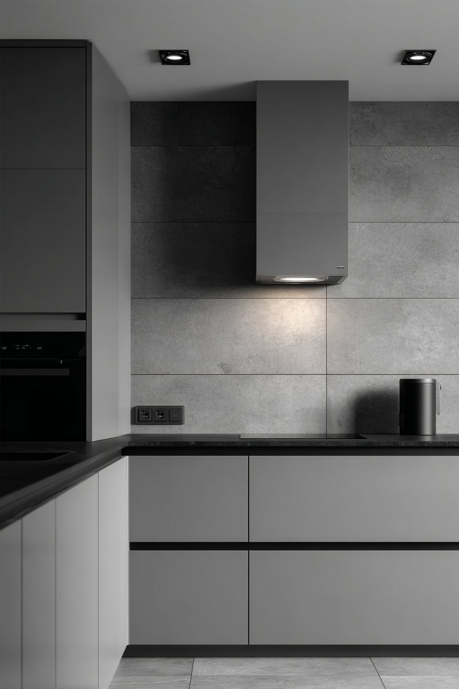 Sleek Modern Minimalism in Monochromatic Grey