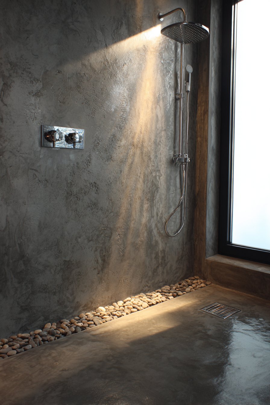Wet Room Design with Unified Treatment