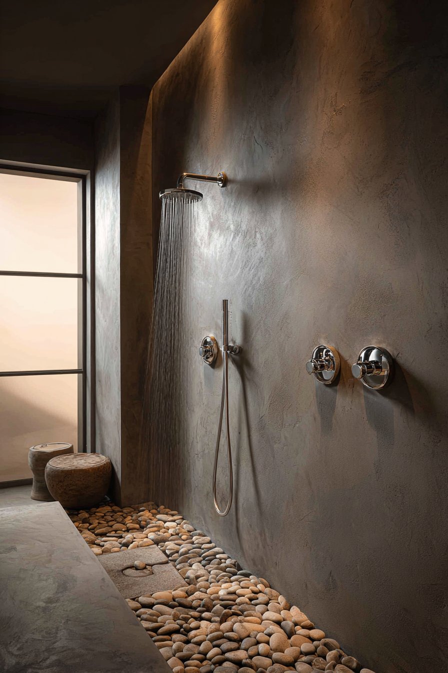 Wet Room Design with Unified Treatment