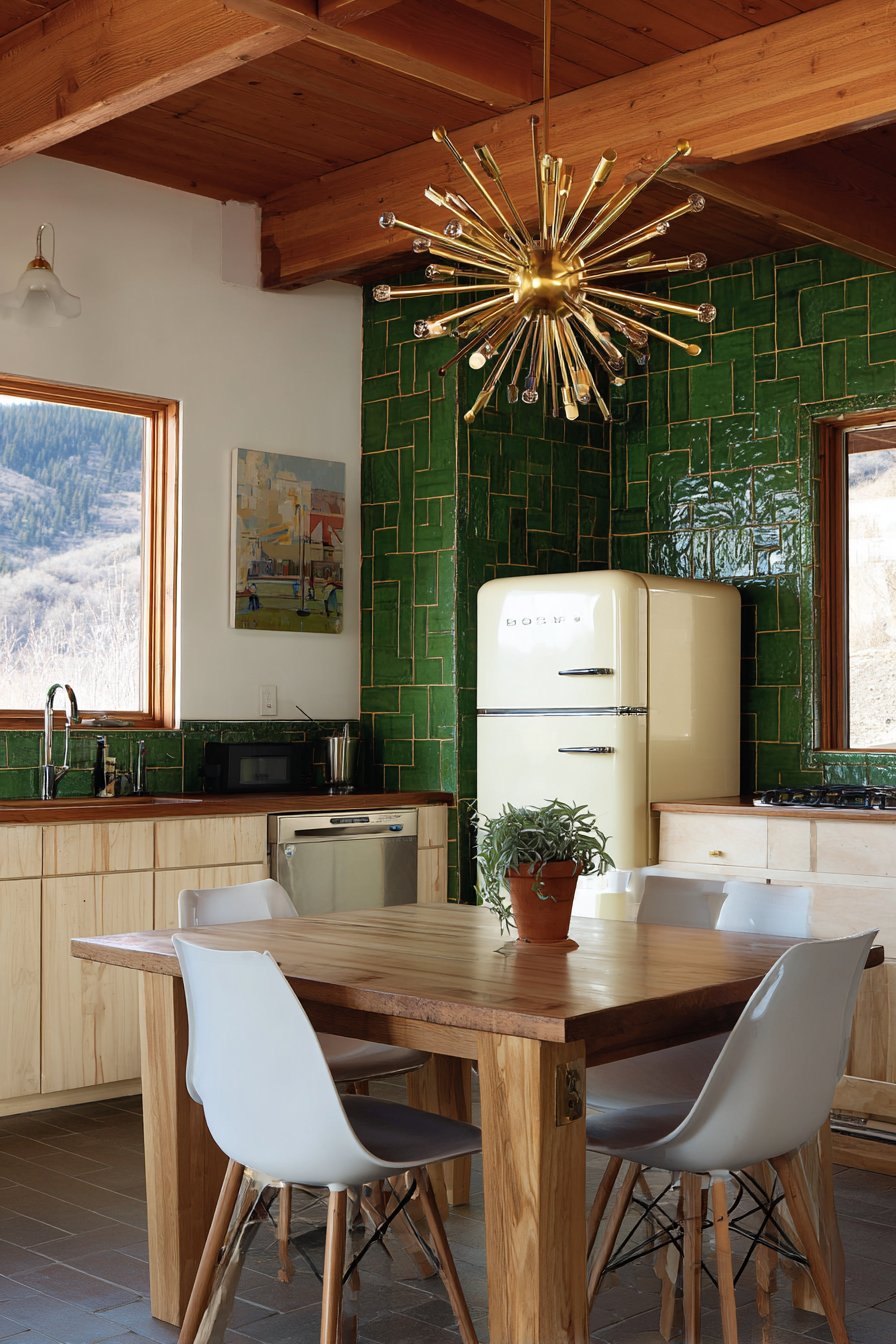 Avocado Green Statement with Organic Warmth