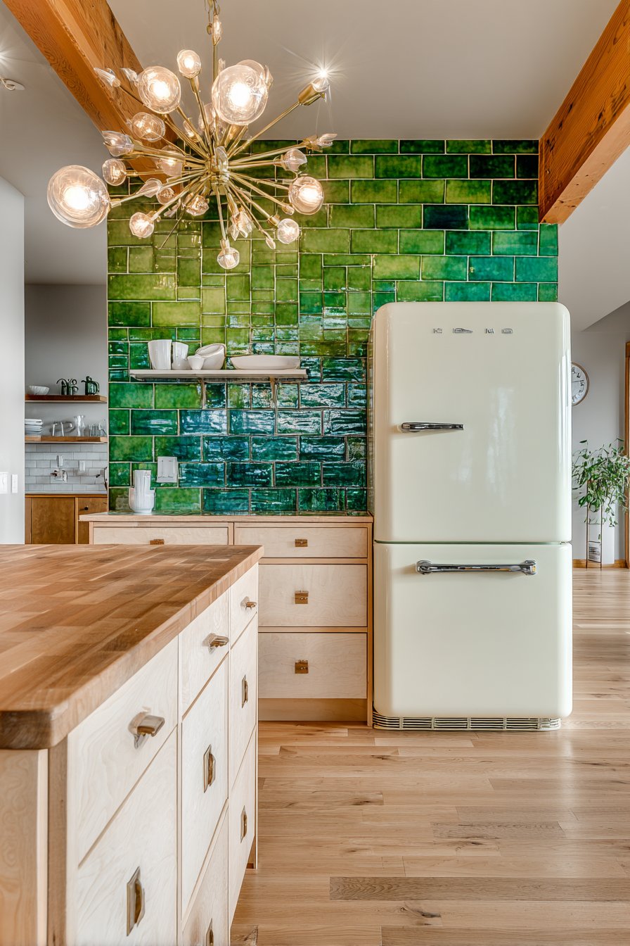 Avocado Green Statement with Organic Warmth