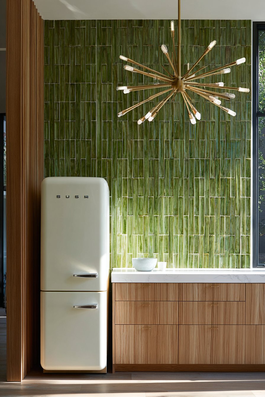 Avocado Green Statement with Organic Warmth