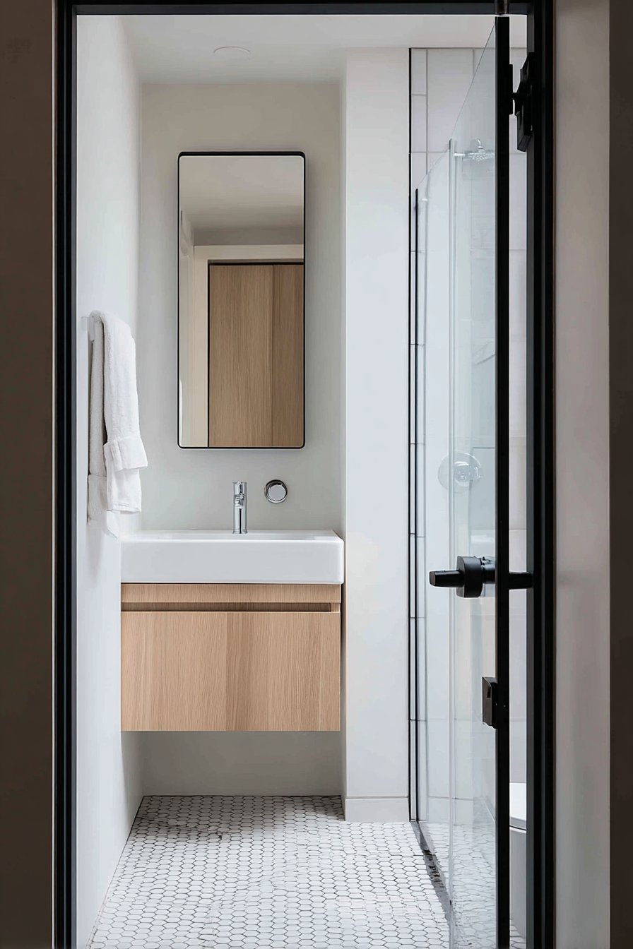 Light Oak Warmth and Hexagonal Interest