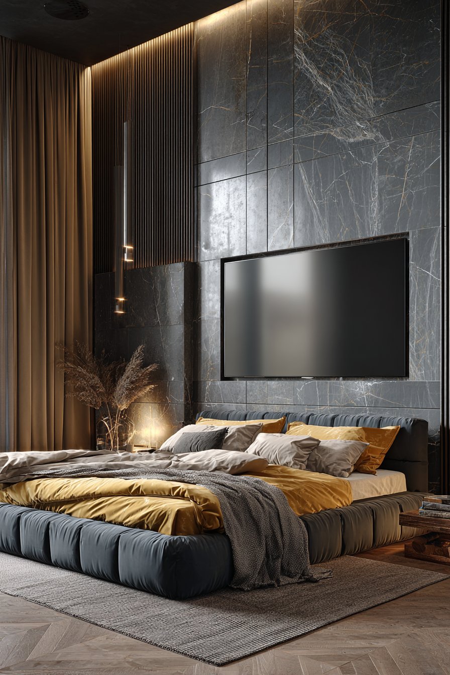 Luxury Marble Accent Wall Design