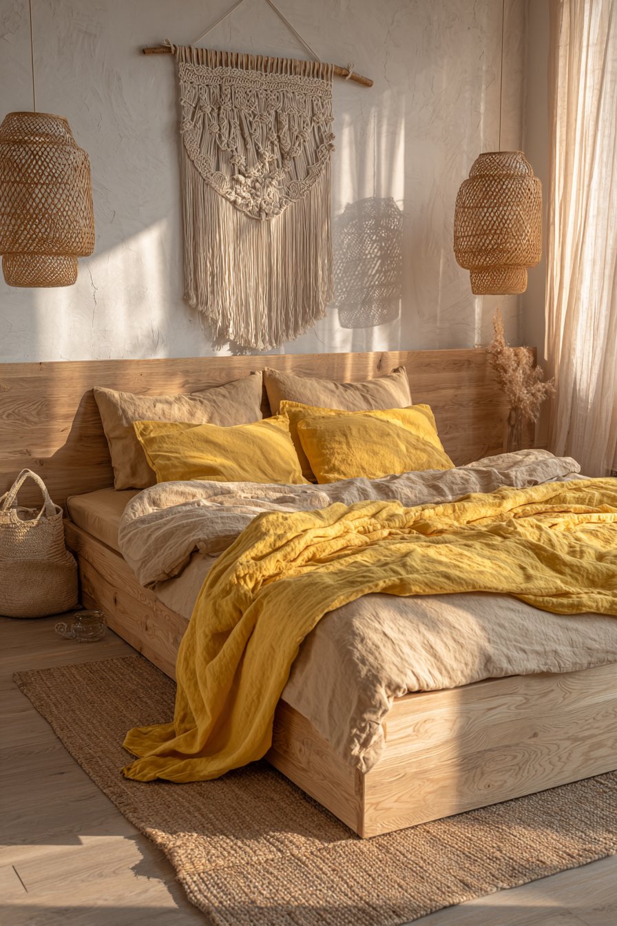 Luxurious Velvet Statement with Architectural Warmth