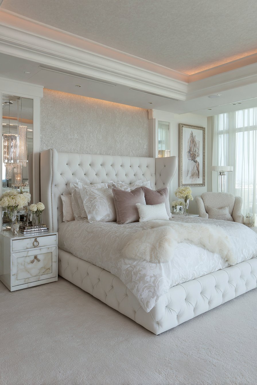 Luxurious Sophistication with Upholstered Opulence