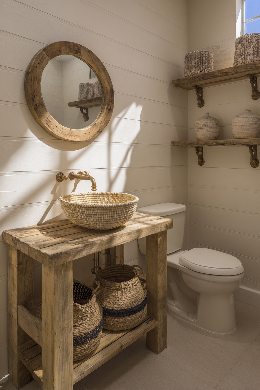 Compact Shiplap Retreat with Reclaimed Pine Character