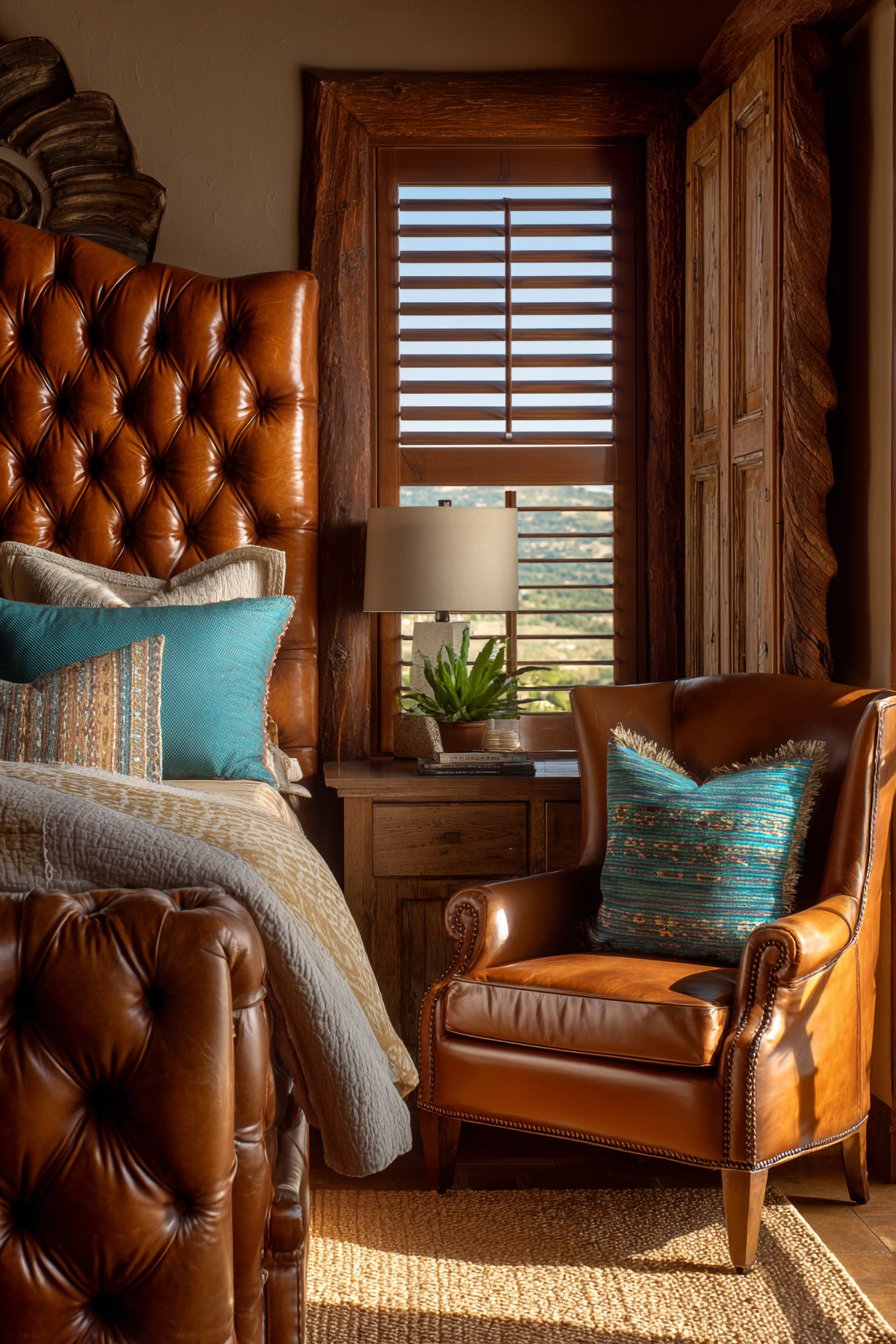 Luxurious Leather-Focused Western Haven