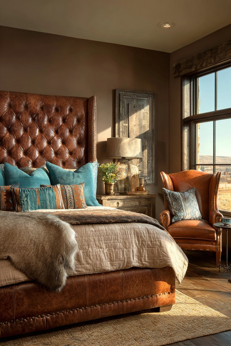 Luxurious Leather-Focused Western Haven
