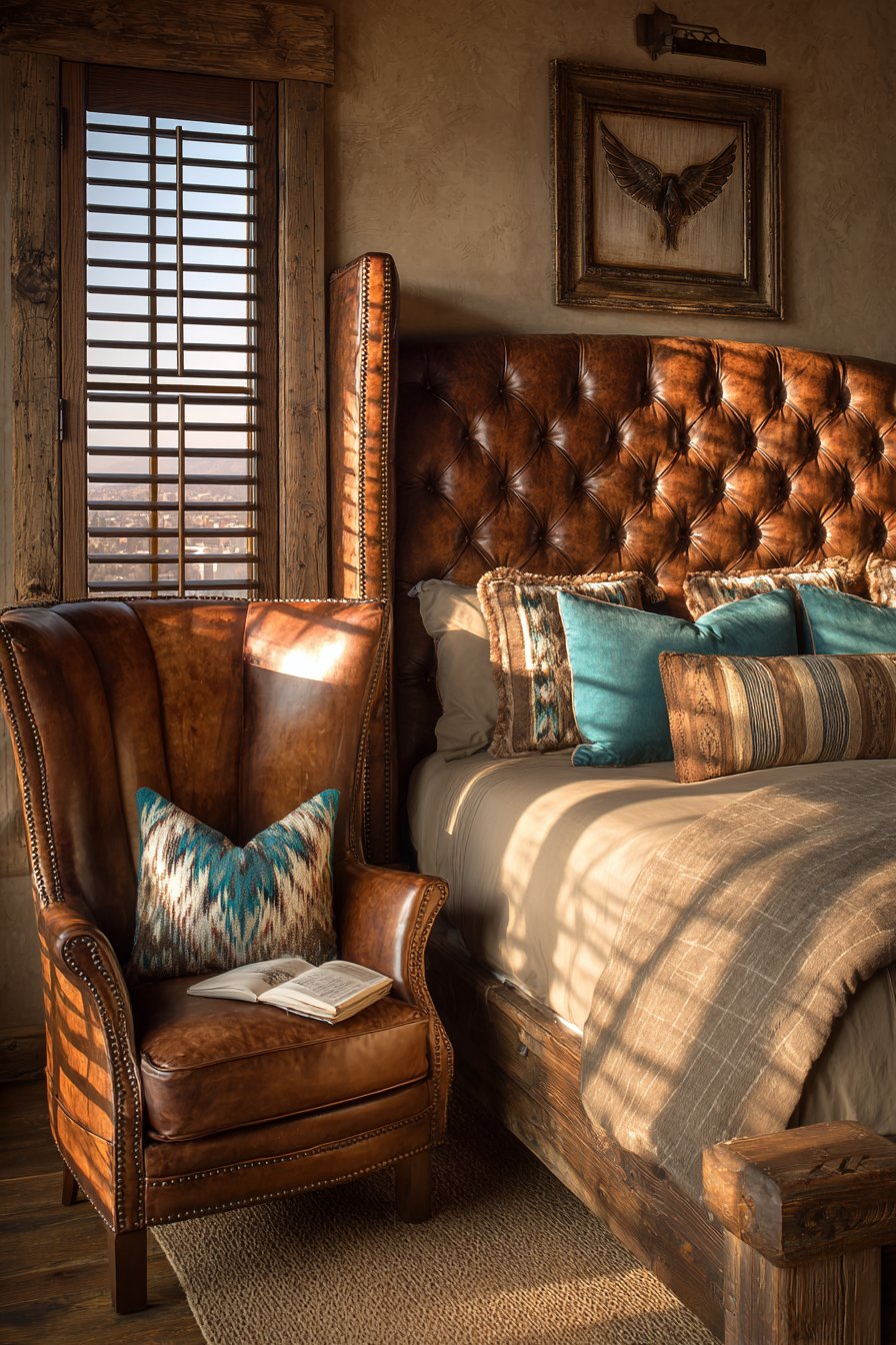 Luxurious Leather-Focused Western Haven