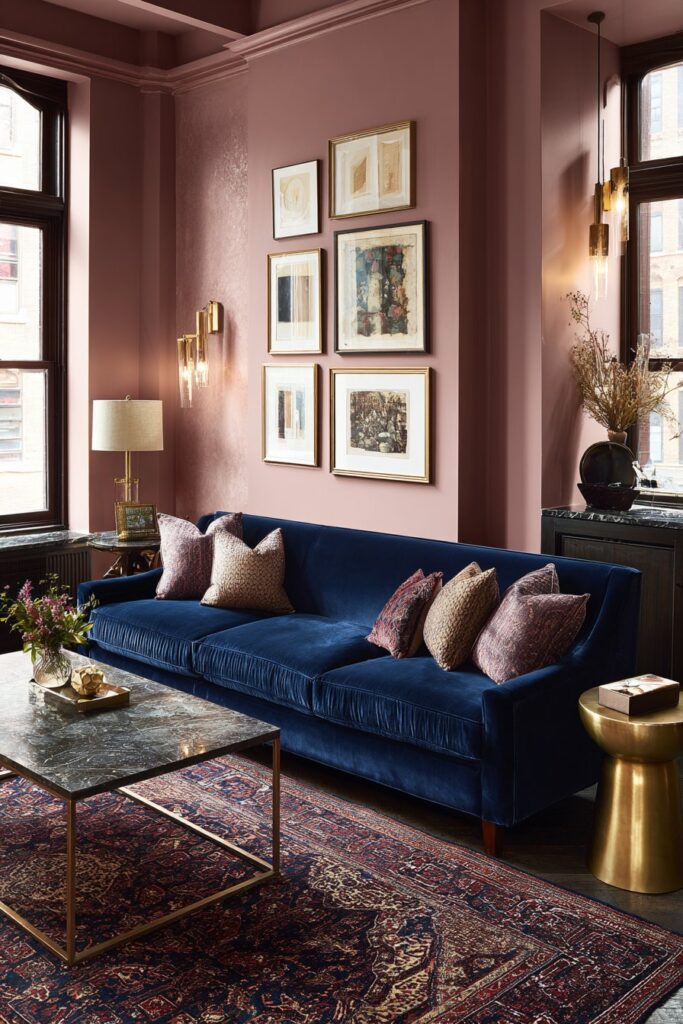 Bold Jewel-Toned Eclectic Drama
