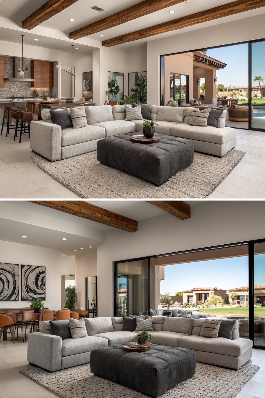 Open Floor Plan with Seamless Zone Transitions