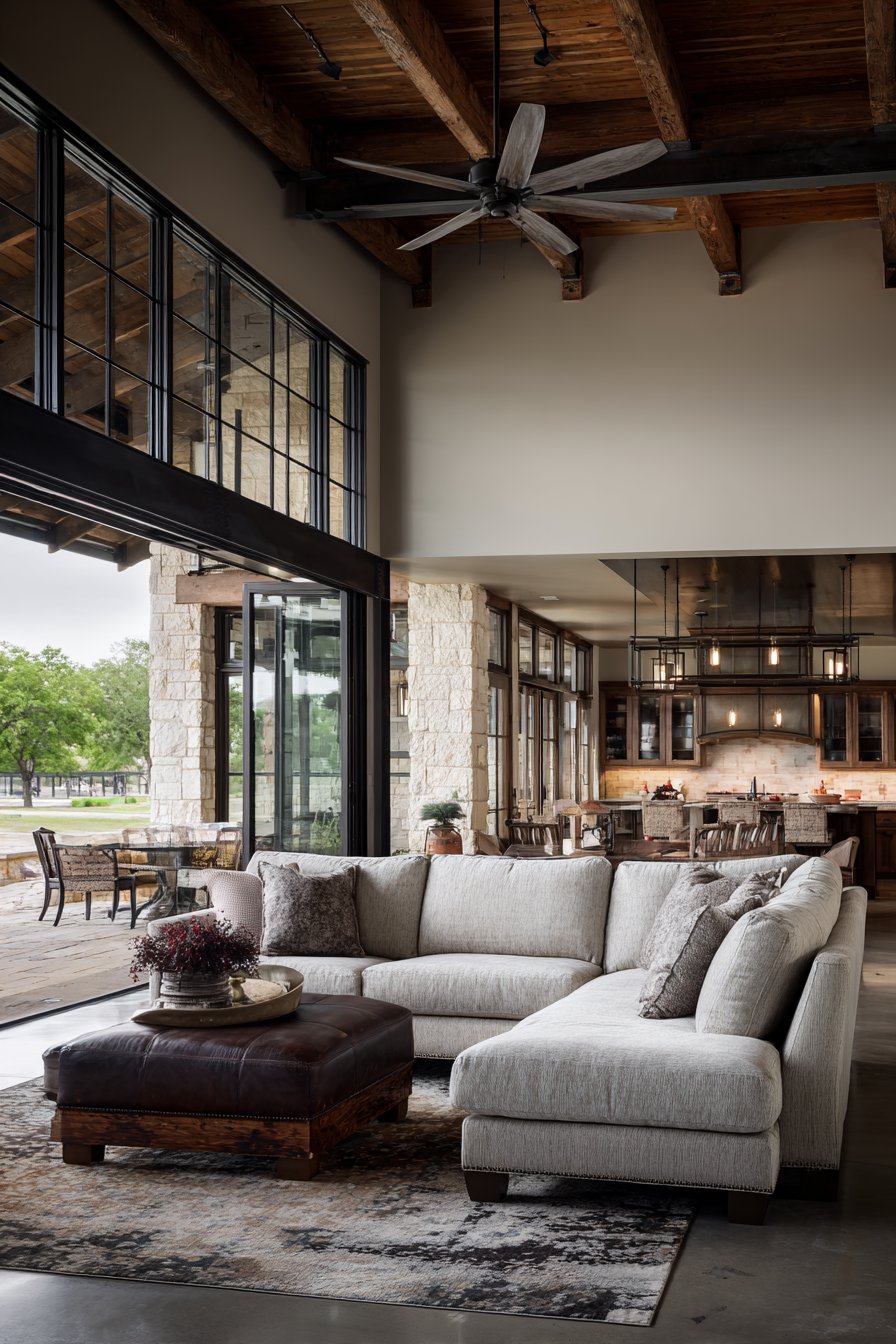 Open Floor Plan with Seamless Zone Transitions