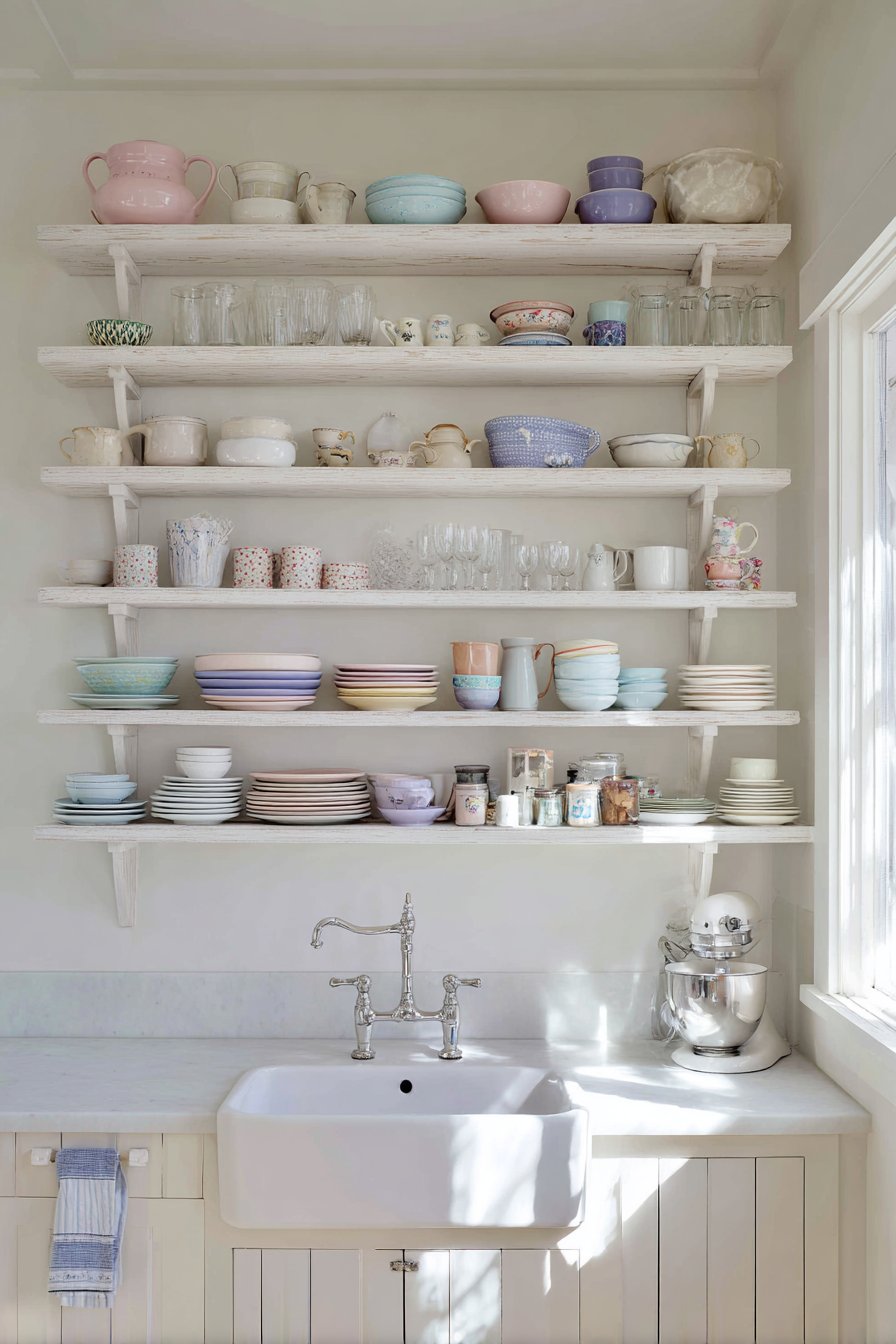 Open Shelving Organization Showcase