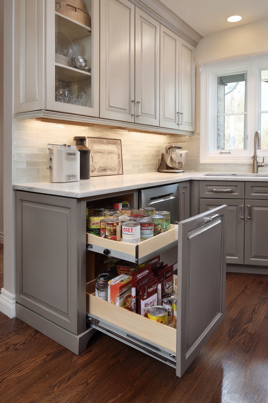 Pull-Down Upper Cabinet Innovation