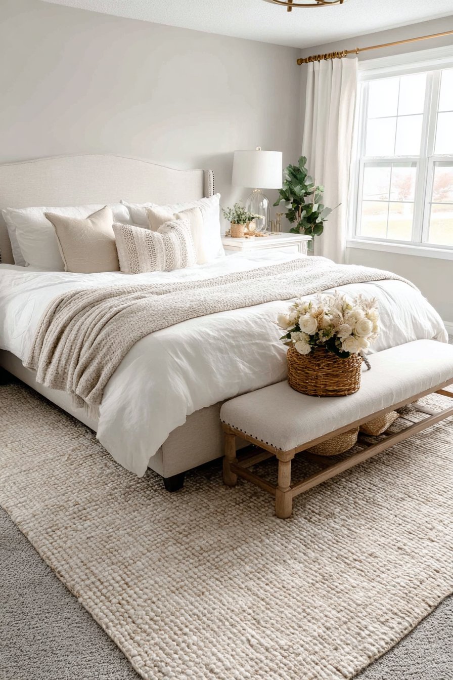 Transitional Style Family-Friendly Master Suite