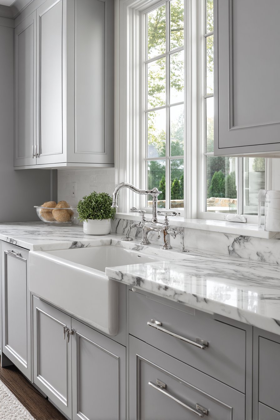 Timeless Farmhouse Sink Focus