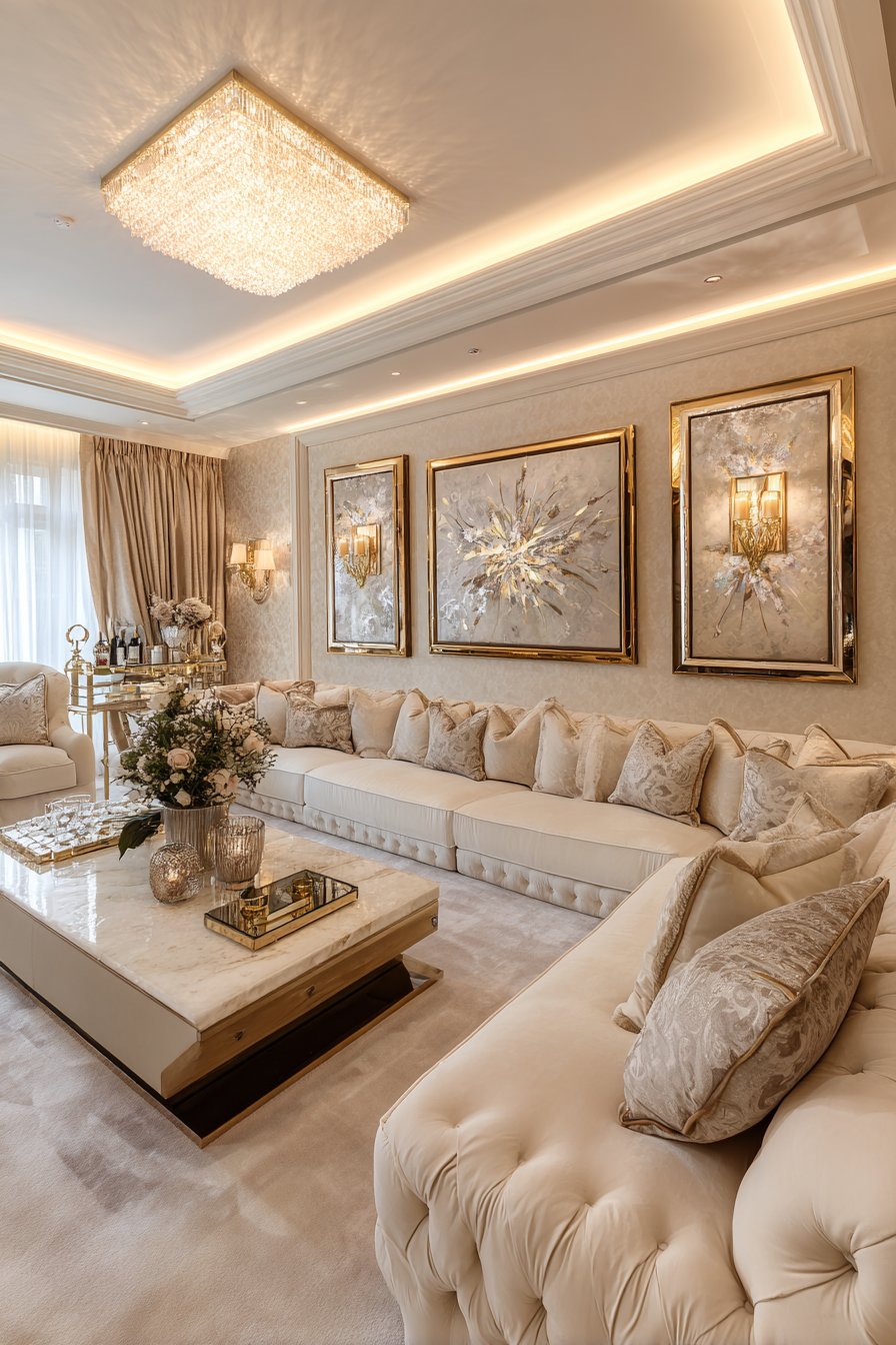  Monochromatic Luxury: The Ivory and Cream Sanctuary