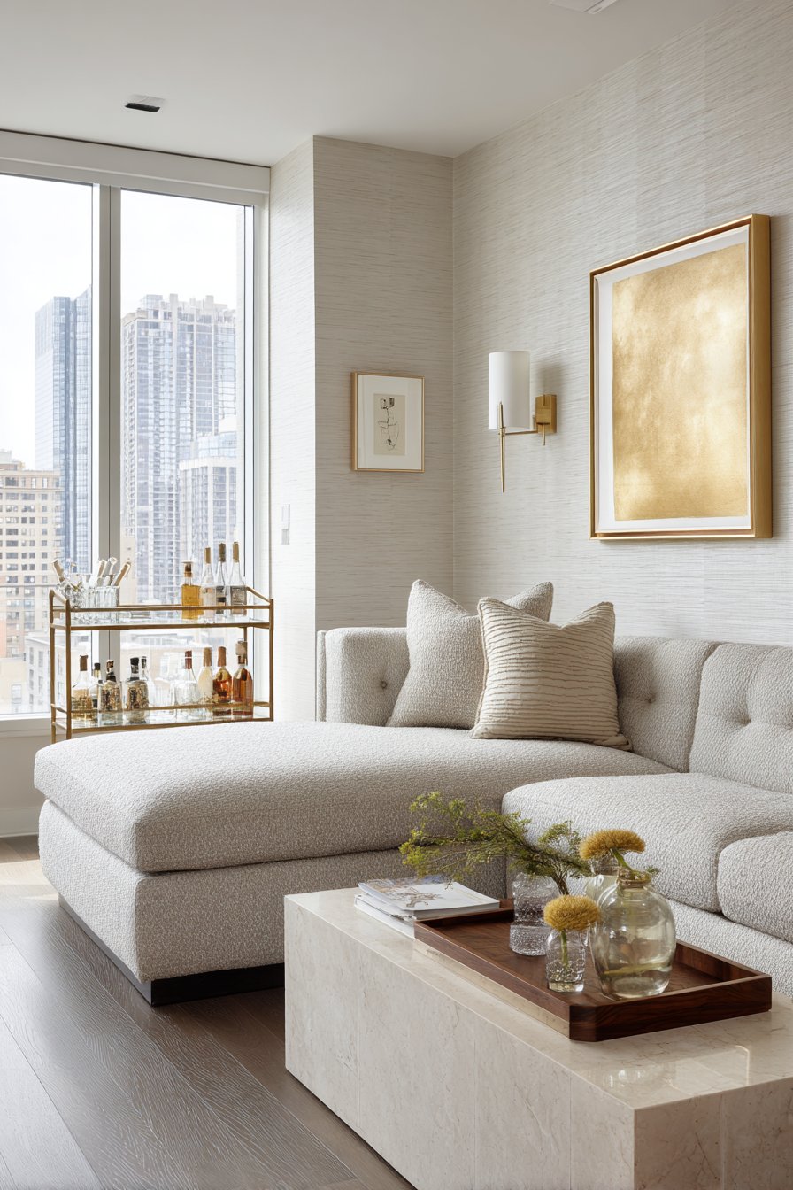  Monochromatic Luxury: The Ivory and Cream Sanctuary