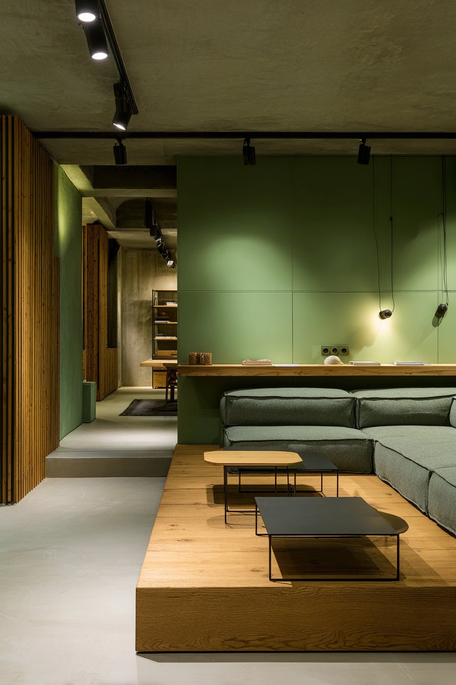 Contemporary Modular Flexibility with Sage Green Serenity