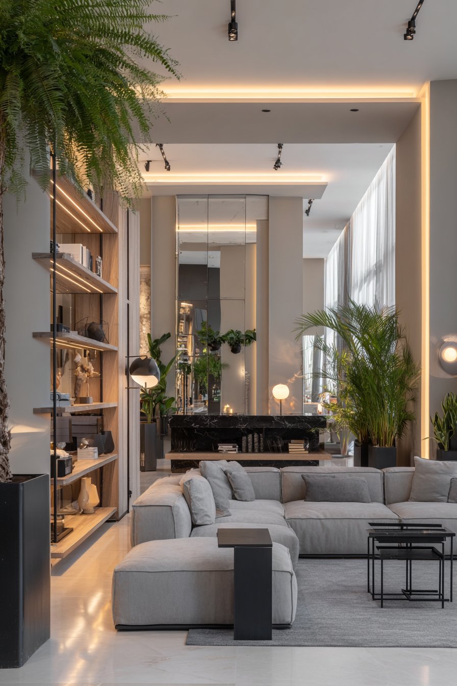 Contemporary Modular Flexibility with Sage Green Serenity