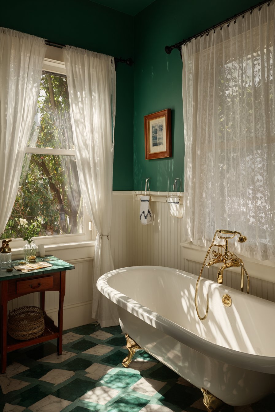 Traditional Clawfoot Tub Charm