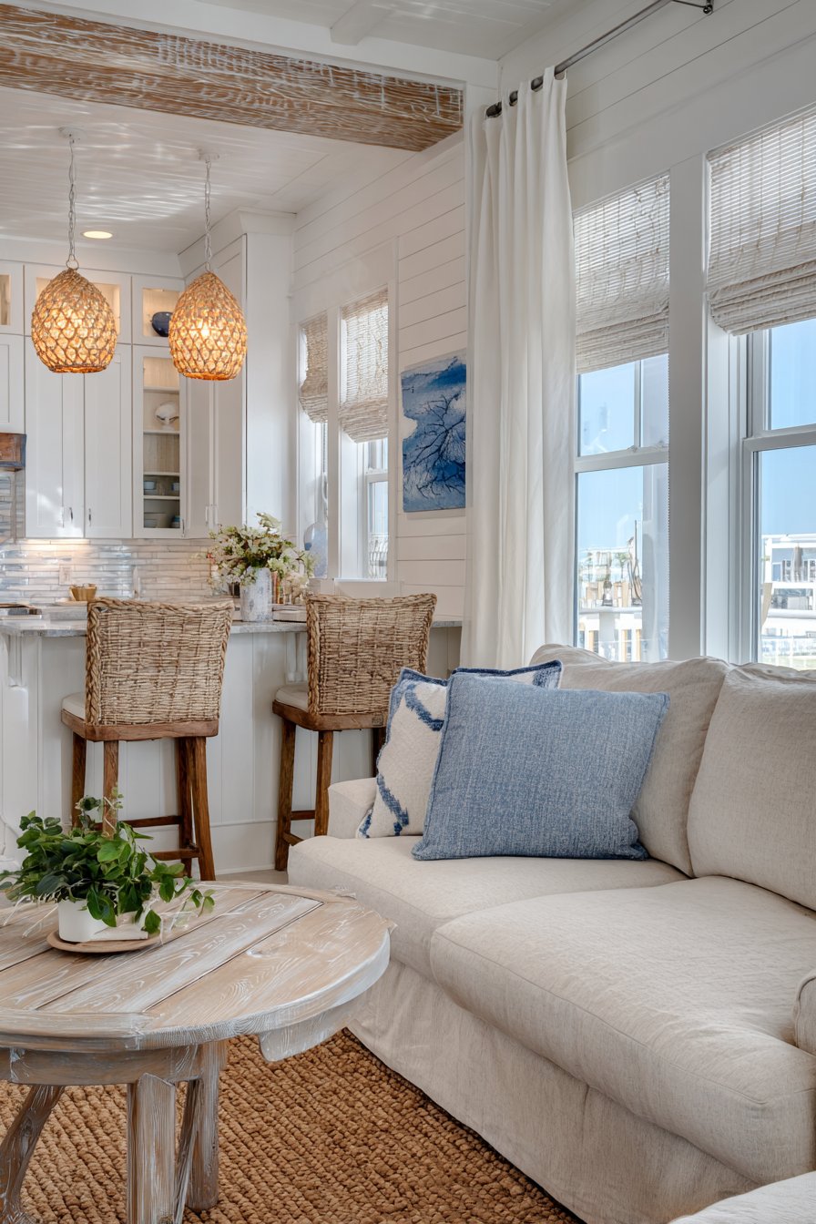Coastal Serenity with Breezy Elegance