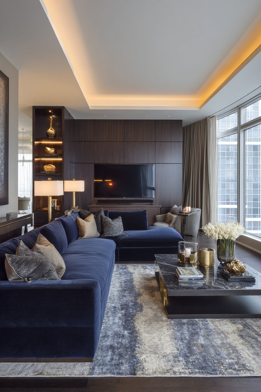 Luxurious Custom Entertainment Wall