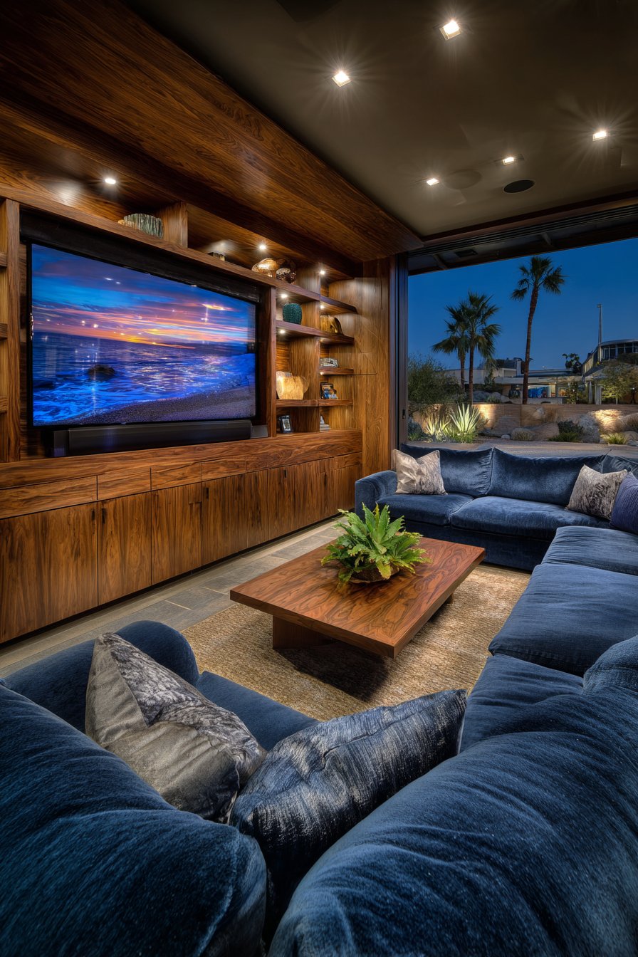 Luxurious Custom Entertainment Wall