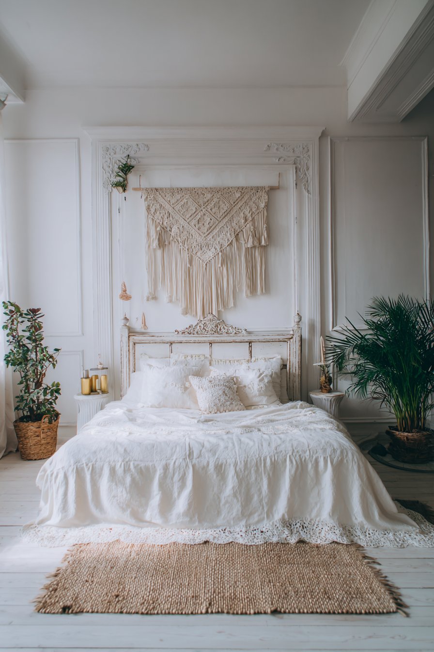 Bohemian White with Handcrafted Texture Layers